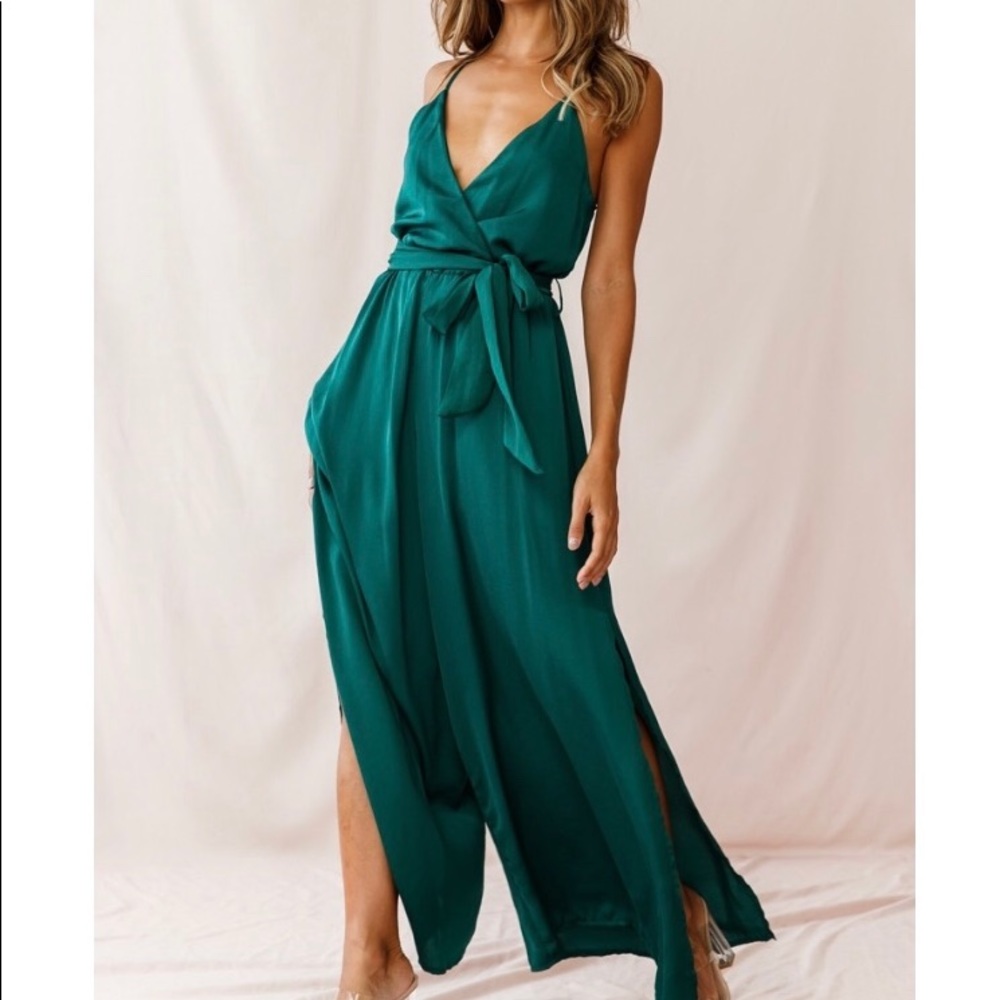Pretty green jumpsuit